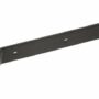 STRAP HINGE 11.5" OFFSET 1.25" ROUGH BLACK