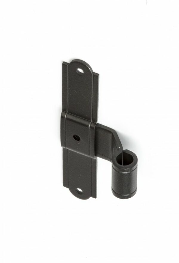 T HINGE 6" OFFSET 1.75" ROUGH BLACK - Image 2