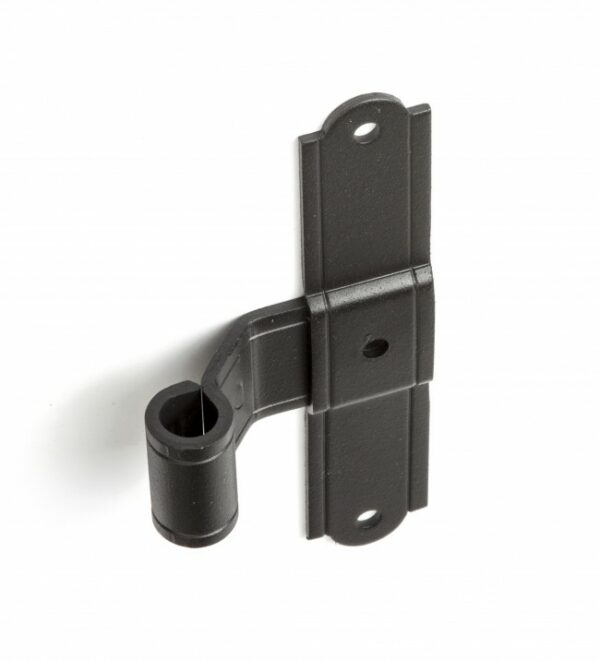 T HINGE 6" OFFSET 1.75" ROUGH BLACK