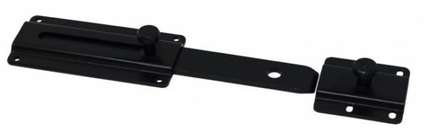 HORIZONTAL LOCKSET 8.50" WITH SECURITY LOCK SYSTEM BLACK - Image 2