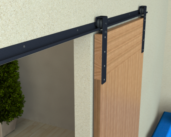 TRACK SYSTEM FOR BARN DOORS