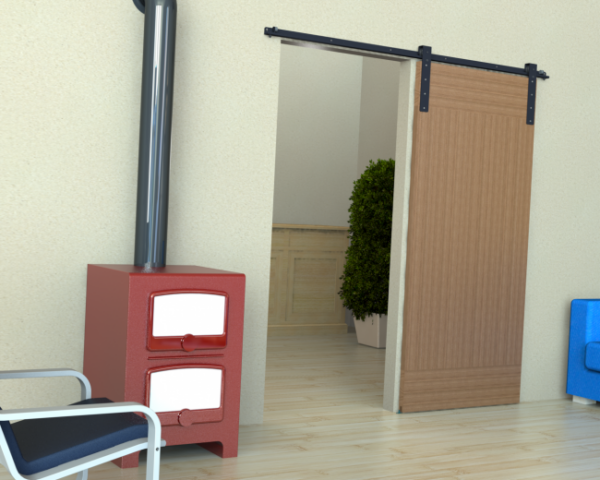 TRACK SYSTEM FOR BARN DOORS - Image 2