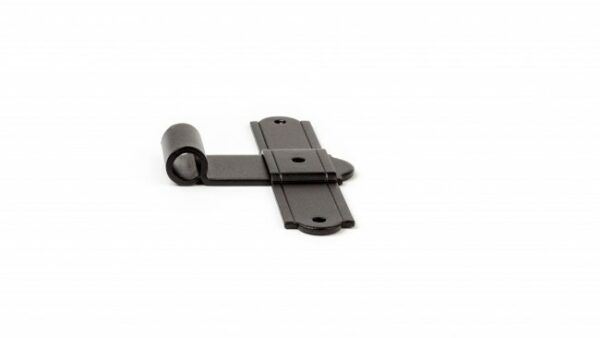 T HINGE 6" OFFSET 0" ROUGH BLACK - Image 4