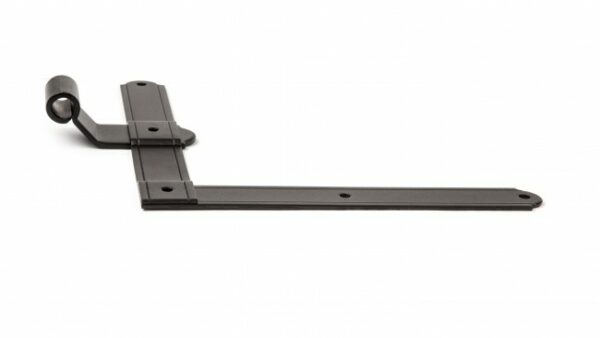 L HINGE 9X9" OFFSET 3.25" (LEFT-HAND) ROUGH BLACK - Image 2